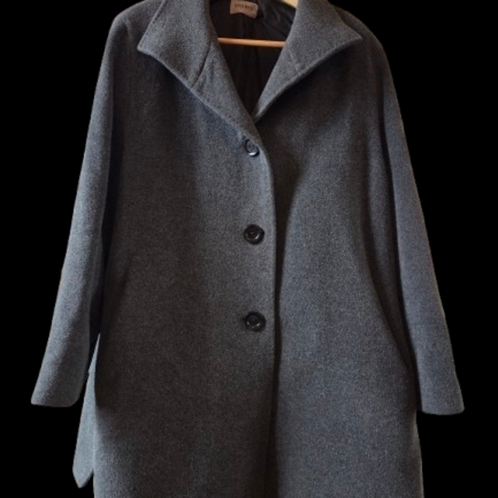 Gray Women's Italian Wool Coat